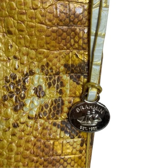 Brahmin Katie Crossbody Canary Yellow Ombré Bag - Picture 6 of 15